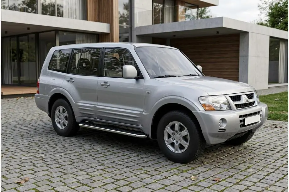 Mitsubishi Pajero Wagon III 1999–2006 Sidosteg Maydos V1 (2 st, aluminium / rostfritt) Image