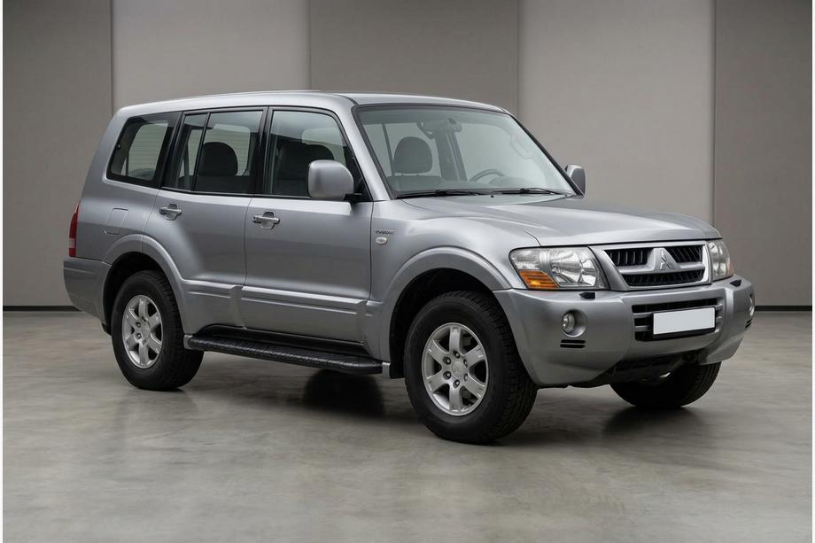 Mitsubishi Pajero Wagon III 1999–2006 Sidosteg Bosphorus Black (2 st, aluminium) Image