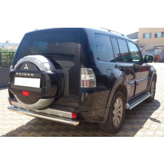 Bakre skyddsbåge AK002 (rostfritt) Mitsubishi Pajero Wagon III 1999–2006 foto 3