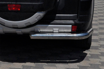 Mitsubishi Pajero Wagon III 1999–2006 Bakre skyddsbåge AK003 (rostfritt stål) foto 2