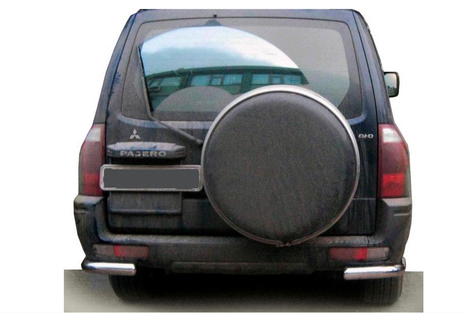 Mitsubishi Pajero Wagon III 1999–2006 Bakre skyddsbåge AK003 (rostfritt stål) Image