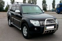 Mitsubishi Pajero Wagon III 1999–2006 Frontbåge QT007 (rostfritt stål) foto 3