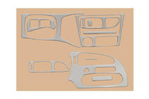 Mitsubishi Colt 1996–2004 Instrumentpanelskydd Aluminium foto 2