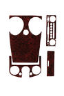 Mitsubishi Colt 2004–2012 Instrumentpanelslister (2004-2007) Aluminium foto 1