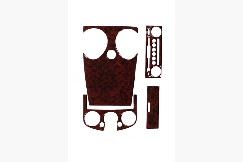 Mitsubishi Colt 2004–2012 Instrumentpanelslister (2004-2007) Aluminium Image