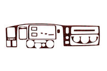 Mitsubishi Pajero Sport 1996–2007 Instrumentpanelslister (1996-2002) Aluminium foto 2