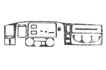 Mitsubishi Pajero Sport 1996–2007 Instrumentpanelslister (1996-2002) Aluminium foto 3