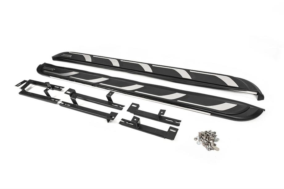 Audi Q7 2015–2026 OEM V2 sidosteg (2 st, aluminium) Image