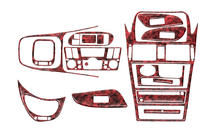 Nissan Almera N16 2000–2006 Instrumentpanelslister (03-06) Aluminium foto 1