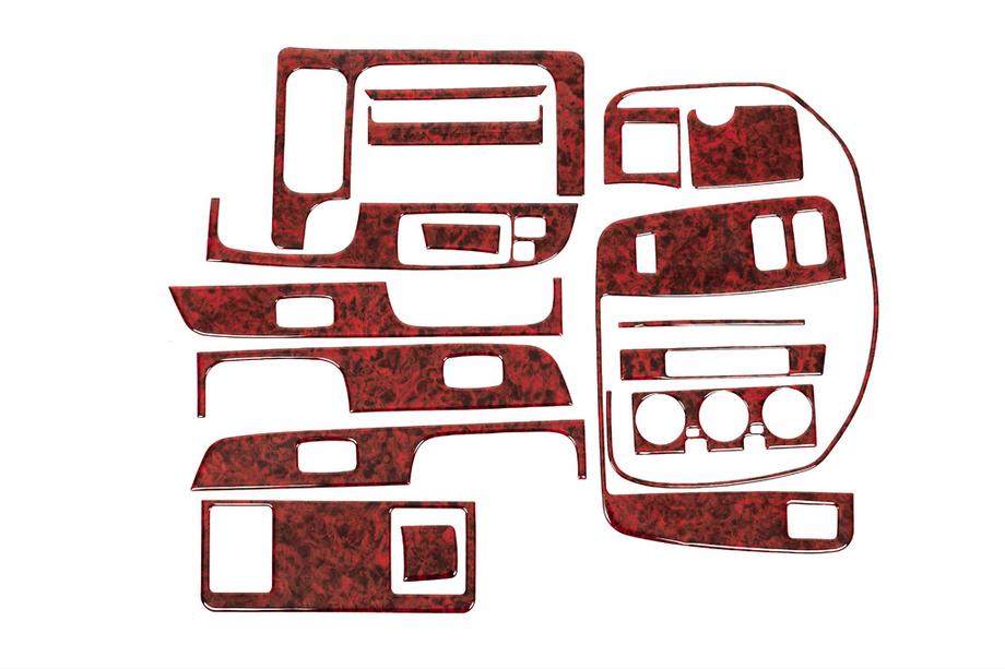 Nissan Patrol Y61 1997–2011 Instrumentpanelsinlägg (1998-2000) Aluminium Image