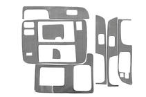 Nissan Patrol Y61 1997–2011 Instrumentpanelsinlägg (2000-2004) Aluminium foto 3