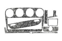 Opel Omega B 1994–2003 Instrumentpanelskydd (1993-1999) Aluminium foto 1