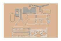 Peugeot 207 2006–2014 Instrumentpanelslister (Meric) foto 4