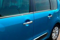 Citroen C-3 Picasso 2010–2017 Dörrhandtagskåpor (4 st, rostfritt stål) Carmos - turkiskt stål foto 2