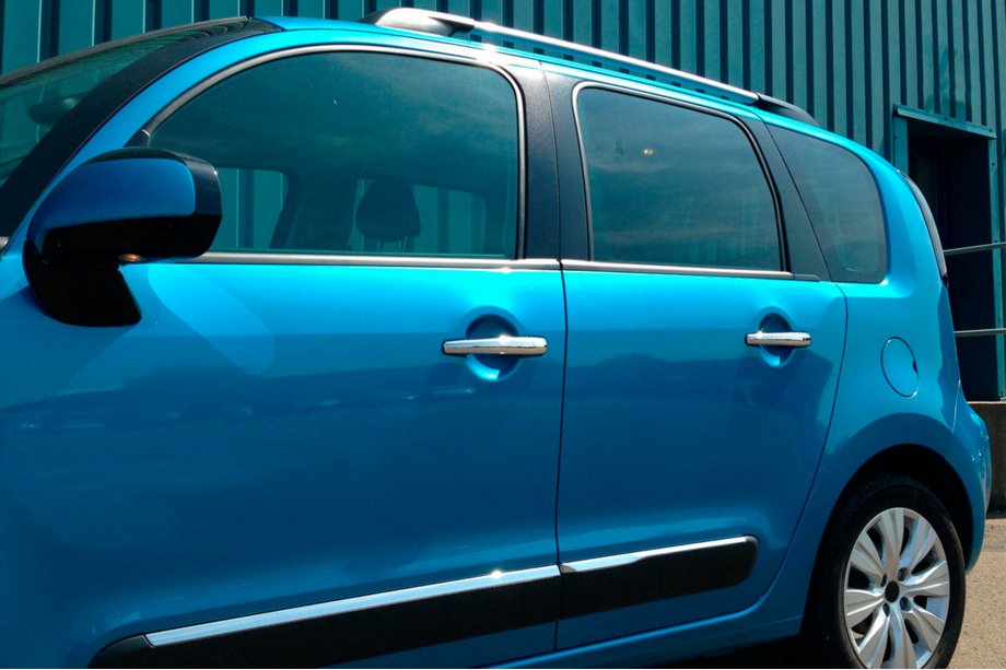 Citroen C-3 Picasso 2010–2017 Dörrhandtagskåpor (4 st, rostfritt stål) Carmos - turkiskt stål Image