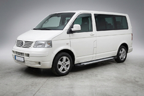 Volkswagen T5 Multivan 2003–2010 Sidosteg i X5-utförande (2 st, aluminium) Lång hjulbas foto 1