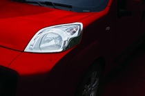 Citroen Nemo 2007–2017 Rostfria strålkastarlister (2 st) foto 1