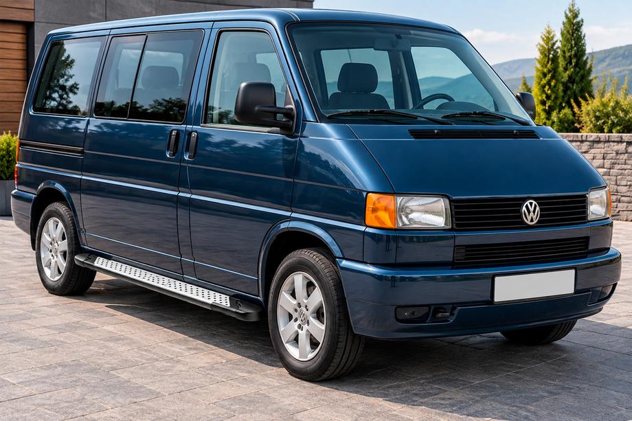 Volkswagen T4 Caravelle/Multivan 1990–2003 Sidosteg Allmond Grey (2 st, aluminium) Image