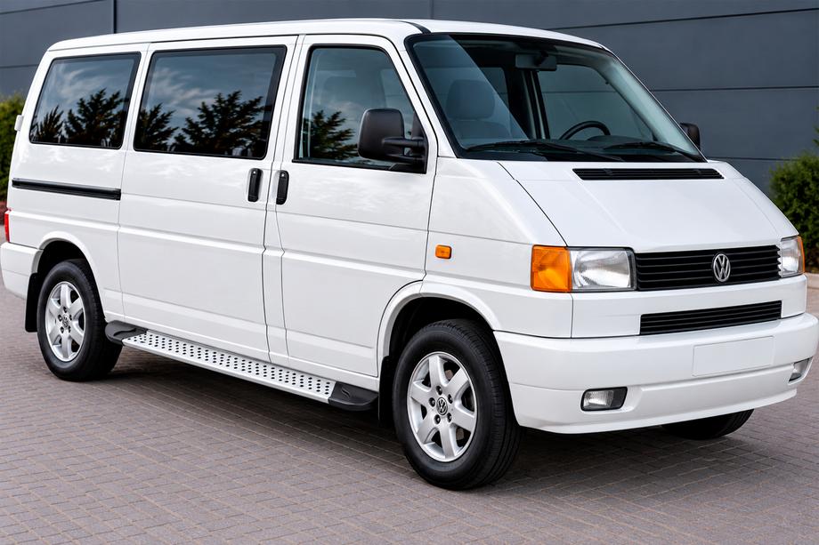 Volkswagen T4 Transporter 1990–2003 Sidosteg Allmond Grey (2 st, aluminium) Image