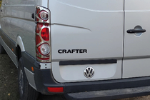 Volkswagen Crafter 2006–2016 Rostfria kromramar för bakljus (2 st) foto 1