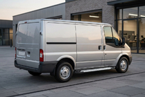 Ford Transit 2000–2014 Sidosteg Allmond Grey (2 st, aluminium) foto 1