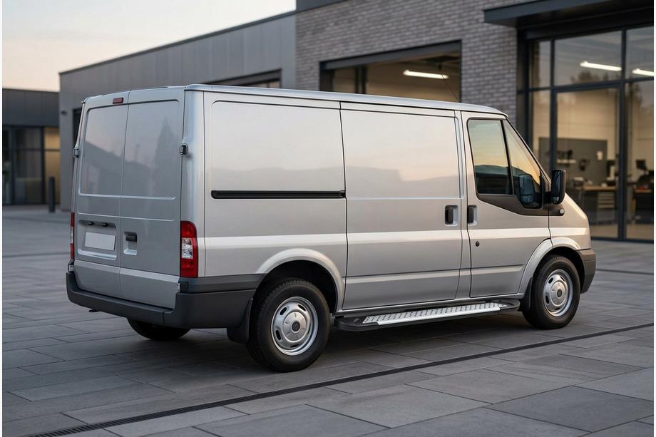 Ford Transit 2000–2014 Sidosteg Allmond Grey (2 st, aluminium) Image