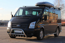 Ford Transit 2000–2014 Frontbåge WT003 (2006-2014, rostfritt) foto 4