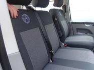 Volkswagen T5 Caravelle 2004–2010 Sätesöverdrag (tyg, Classik) Fram (1+1) foto 9