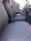 Volkswagen T5 2010–2015 Sätesöverdrag (konstläder↗tyg, Premium) Komplett sats ↗ framsäten (2↗1) foto 10