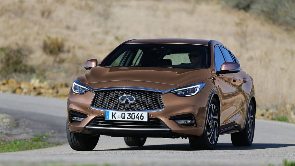 Test av premiumhalvkombin Infiniti Q30