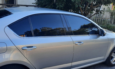 Skoda Octavia III A7 2013–2019 Fönsterlister (6 st, rostfritt stål) foto 8