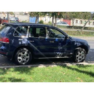 Kromlister för dörrstolpar (6 st, rostfritt stål) Volkswagen Touareg 2002–2010 foto 4