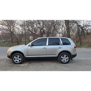 Kromlister för dörrstolpar (6 st, rostfritt stål) Volkswagen Touareg 2002–2010 foto 1