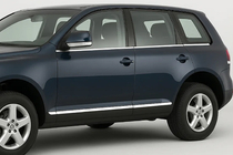 Volkswagen Touareg 2002–2010 Nedre fönsterlister (6 st, rostfritt) foto 1