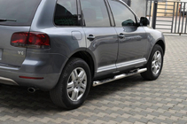 Volkswagen Touareg 2002–2010 Sidorör (2 st, rostfritt stål) foto 1