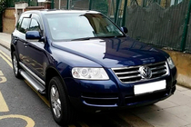 Volkswagen Touareg 2002–2010 Sidosteg Allmond Grey (2 st, aluminium) foto 2