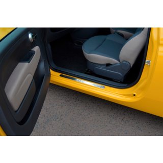 Instegslister 500 (OmsaLine, 2 st, rostfritt stål) Fiat 500/500L 2013–2022 foto 2
