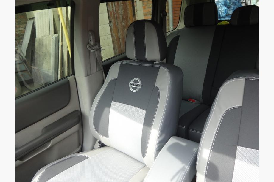 Nissan X-trail T30 2002–2007 Sätesöverdrag (konstläder↗tyg, Premium) Foto 3