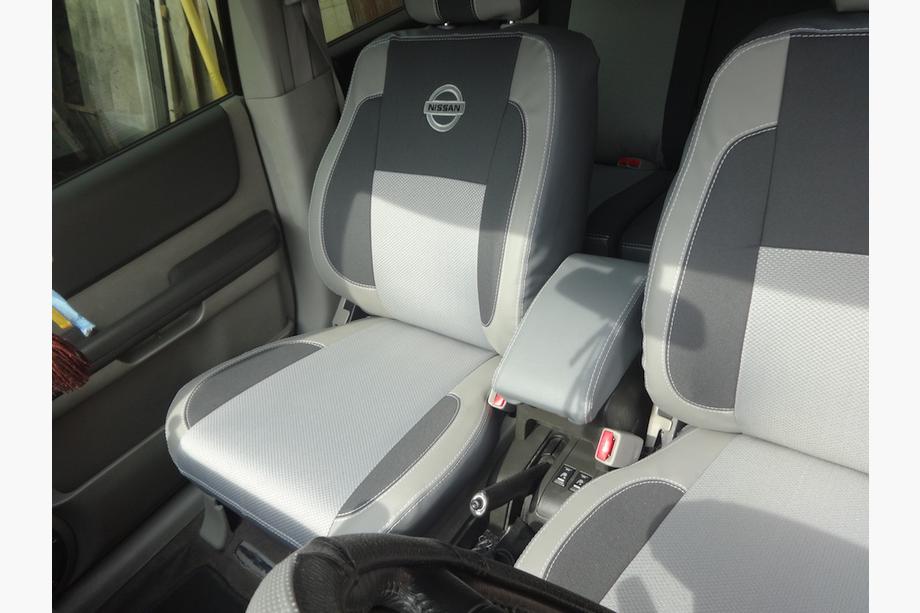 Nissan X-trail T30 2002–2007 Sätesöverdrag (konstläder↗tyg, Premium) Foto 4