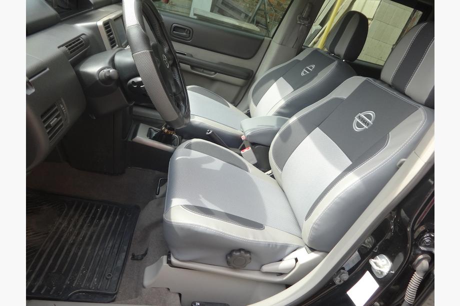 Nissan X-trail T30 2002–2007 Sätesöverdrag (konstläder↗tyg, Premium) Foto 6