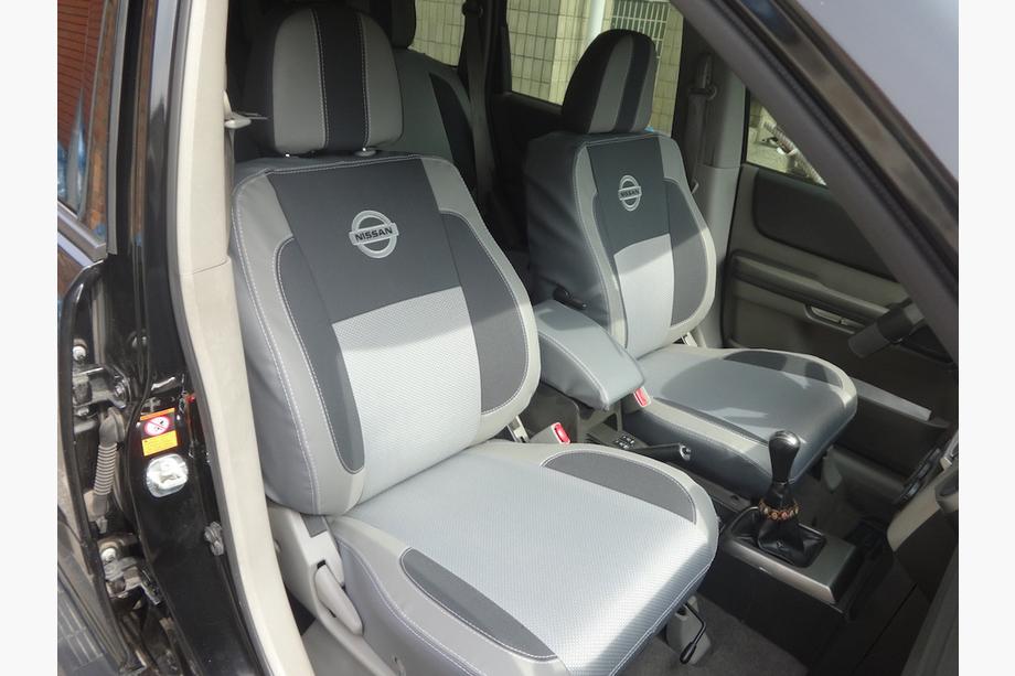 Nissan X-trail T30 2002–2007 Sätesöverdrag (konstläder↗tyg, Premium) Foto 23