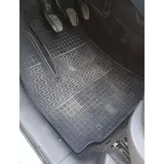 Gummimattor till kupén (2 st, Polytep) Fiat Doblo I 2005–2010 foto 2