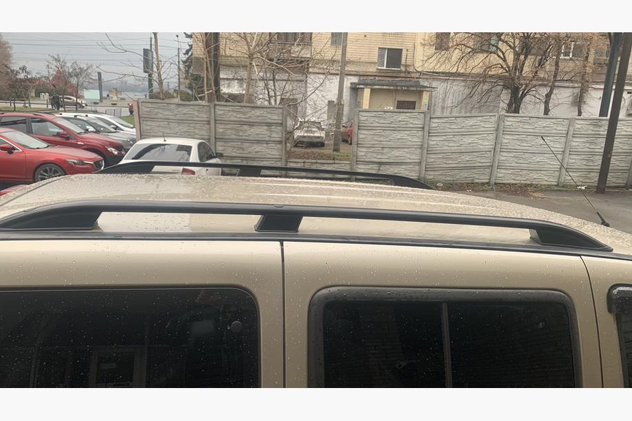 Fiat Doblo I 2005–2010 Takrails Skyport (svarta) Foto 3