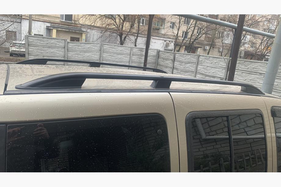 Fiat Doblo I 2005–2010 Takrails Skyport (svarta) Maxi hjulbas Image