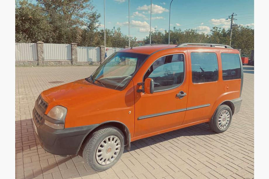 Fiat Doblo I 2005–2010 Takrails Skyport (svarta) Foto 8