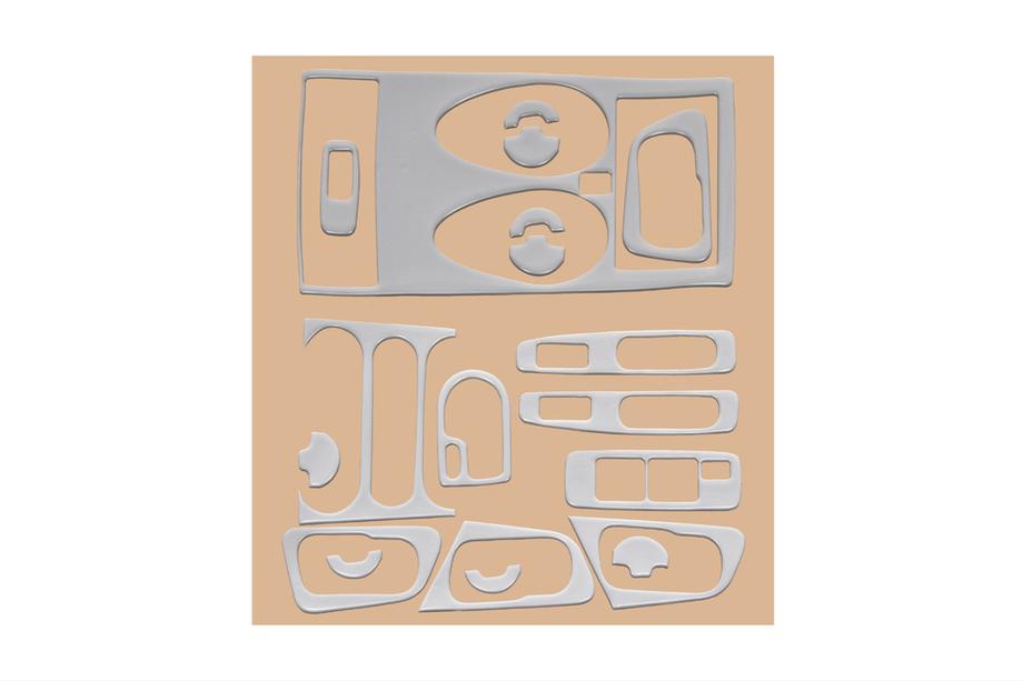 Nissan Qashqai 2010–2014 Instrumentpanelslister (Meric) Kolfiber Foto 4