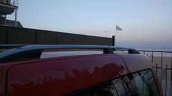 Volkswagen Caddy 2004–2010 Takrails Skyport GREY Standardbas foto 7
