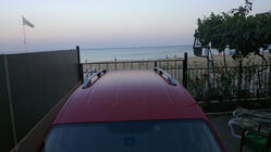 Volkswagen Caddy 2004–2010 Takrails Skyport GREY Standardbas foto 9