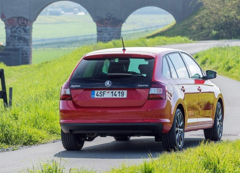 Test av uppdaterade Skoda Rapid Spaceback