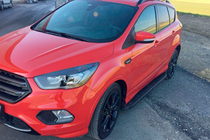 Ford Kuga/Escape 2013–2019 Sidosteg Tayga Black (2 st, aluminium) foto 1